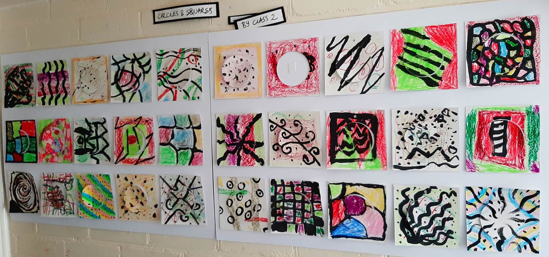 Artwork at Brampford Speke Primary